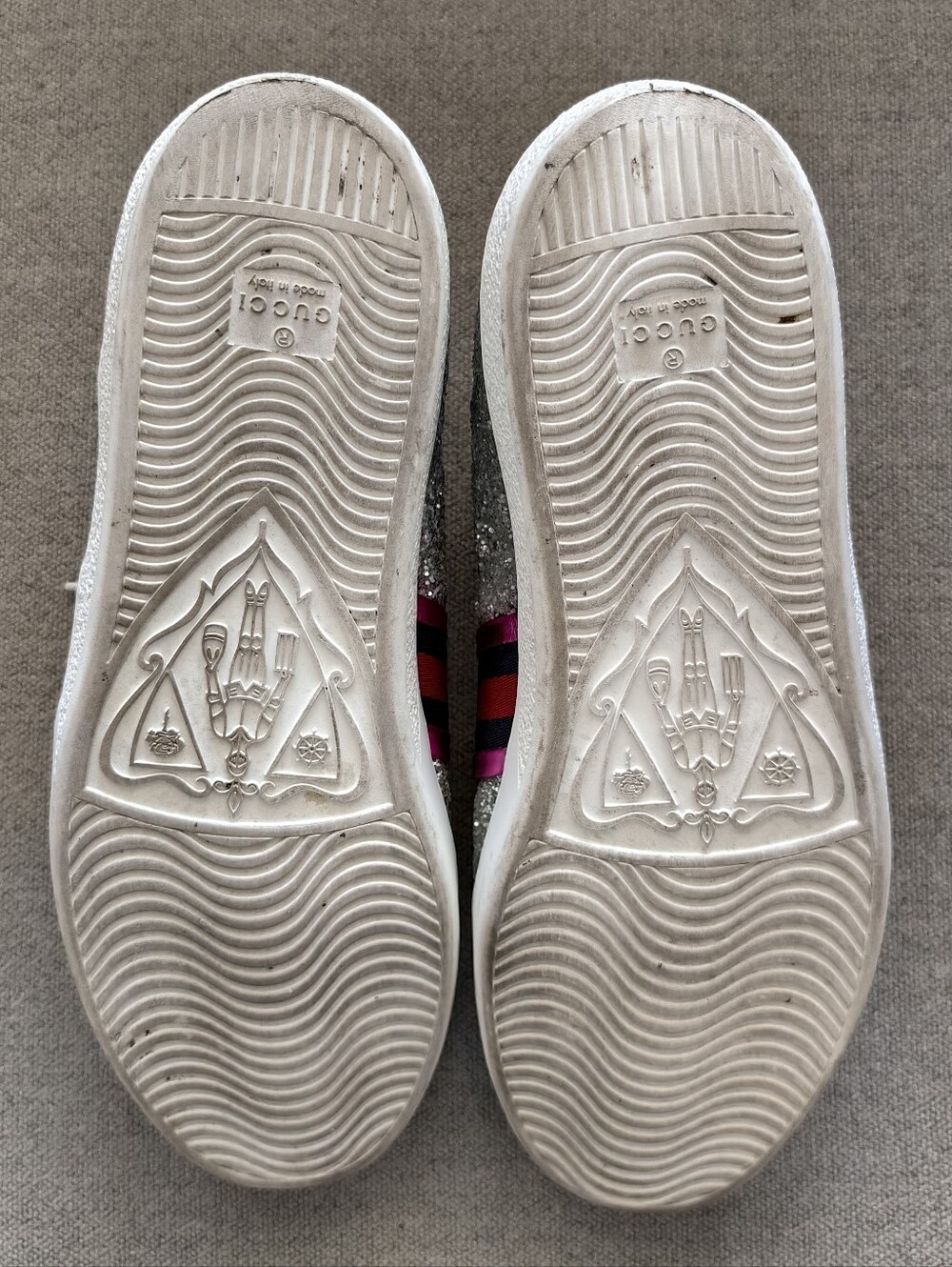 Gucci Glitter Ace Sneakers - Picture 8 of 10